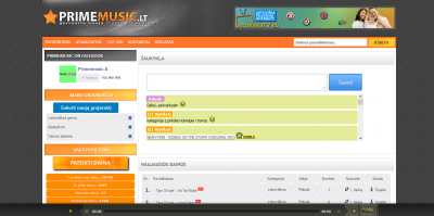 Primemusic.lt - Geriausia nauja muzika kasdien! - PHP-Fusion v7 muzikos dizainas