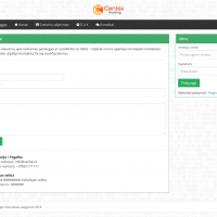 Hostingo sistema - Kontaktai