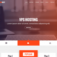 Redfoxcloud.com - ColorHost Responsive HTML5 hostingo dizainas - Versija 01